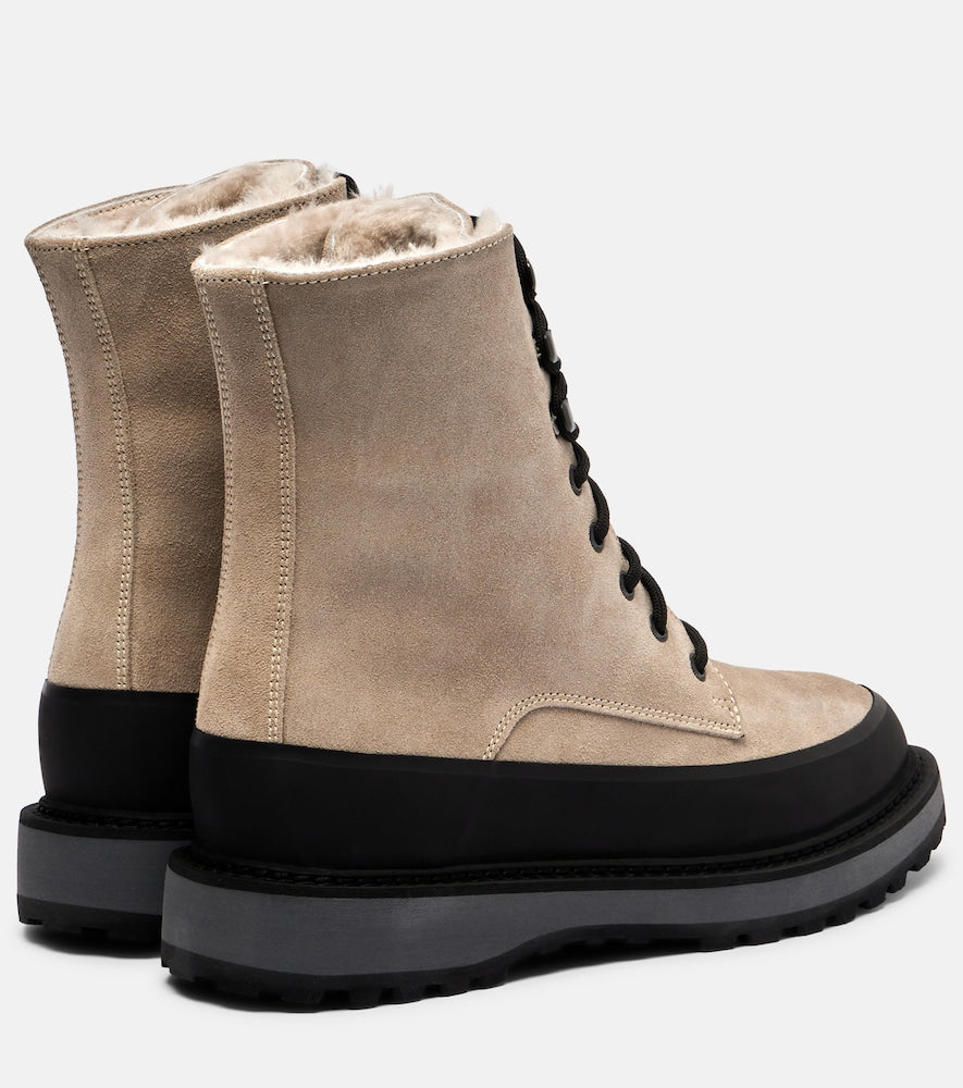 Le Monde Beryl x Diemme Dolomite suede combat boots