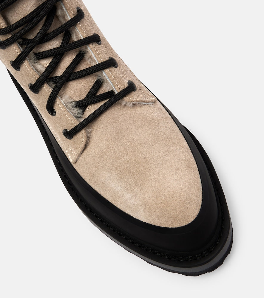Le Monde Beryl x Diemme Dolomite suede combat boots