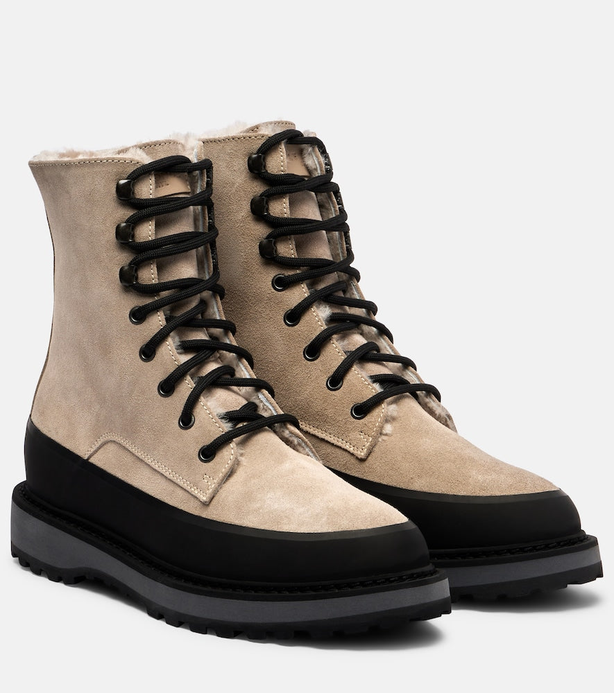 Le Monde Beryl x Diemme Dolomite suede combat boots
