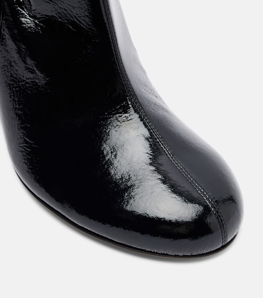 Le Monde Beryl x Kim Sion Madison 95 patent leather knee-high boots