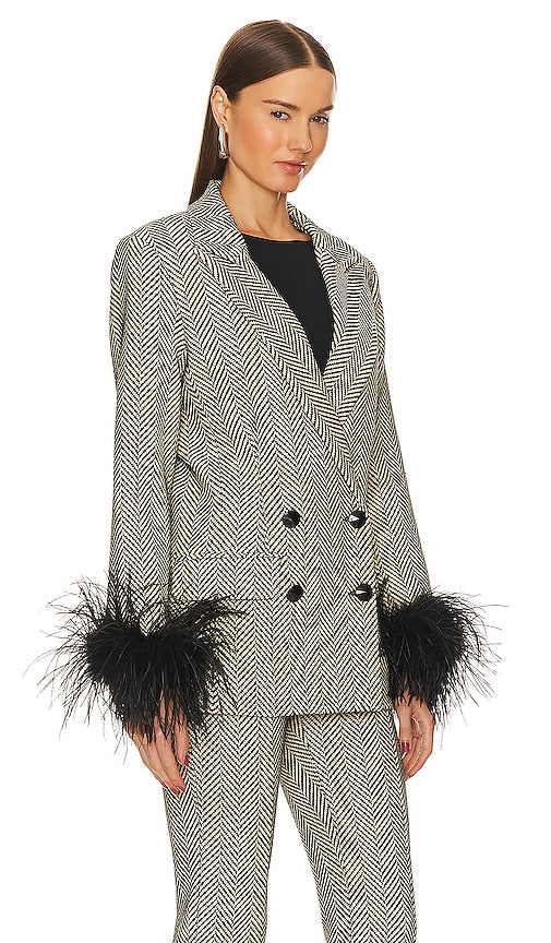 Le Superbe David Boa Jacket in Grey