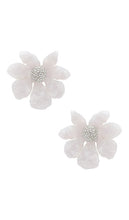 Lele Sadoughi Wildflower Button Earrings in Metallic Gold