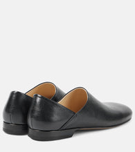 Lemaire Convertible leather slip-on shoes