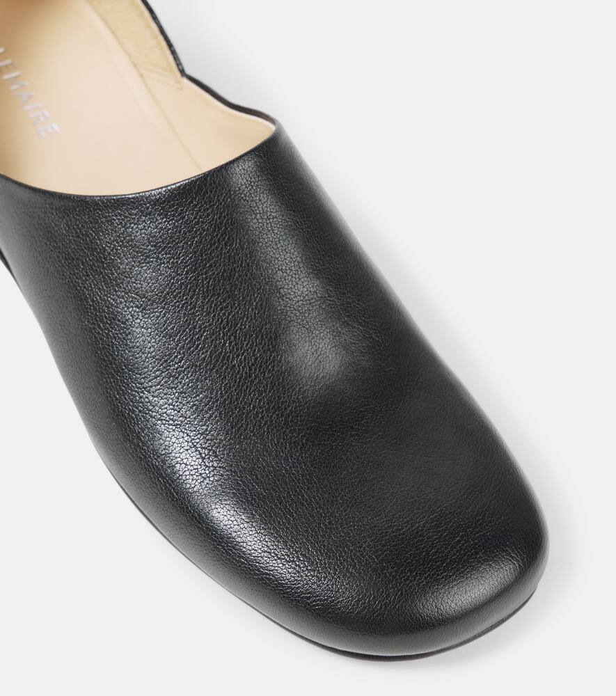Lemaire Convertible leather slip-on shoes