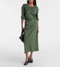 Lemaire Cotton jersey midi dress
