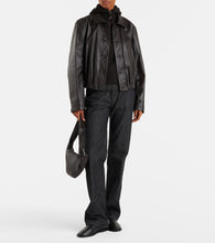 Lemaire Croissant Small leather shoulder bag