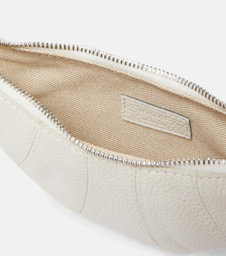 Lemaire Croissant leather coin purse with strap