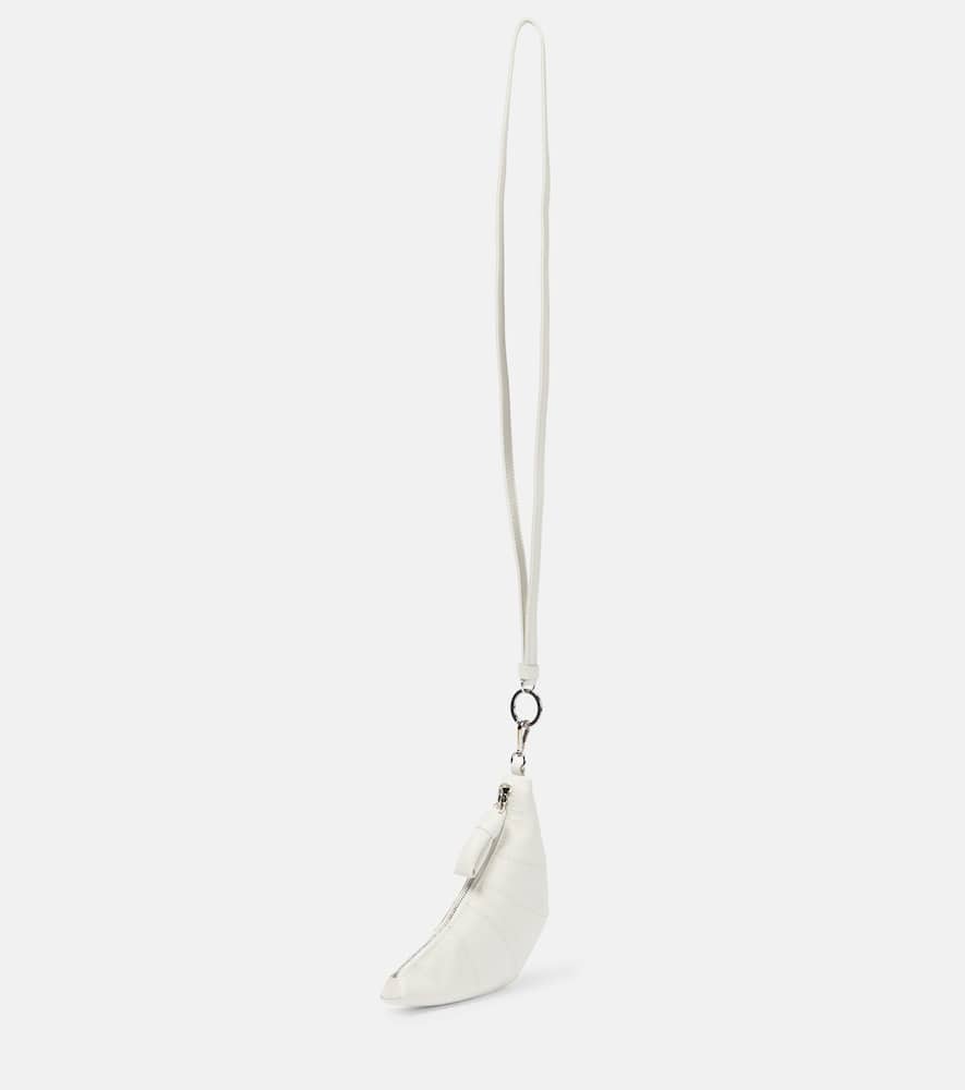 Lemaire Croissant leather coin purse with strap