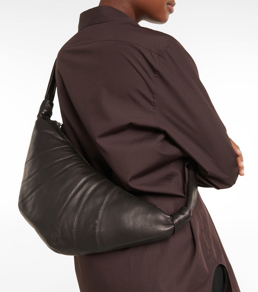 Lemaire Croissant leather shoulder bag