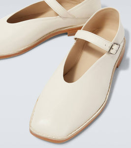 Lemaire Leather Mary Jane flats