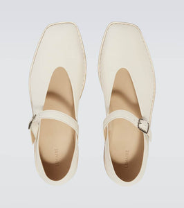 Lemaire Leather Mary Jane flats