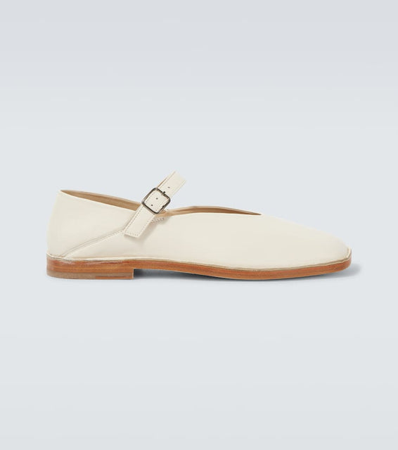 Lemaire Leather Mary Jane flats