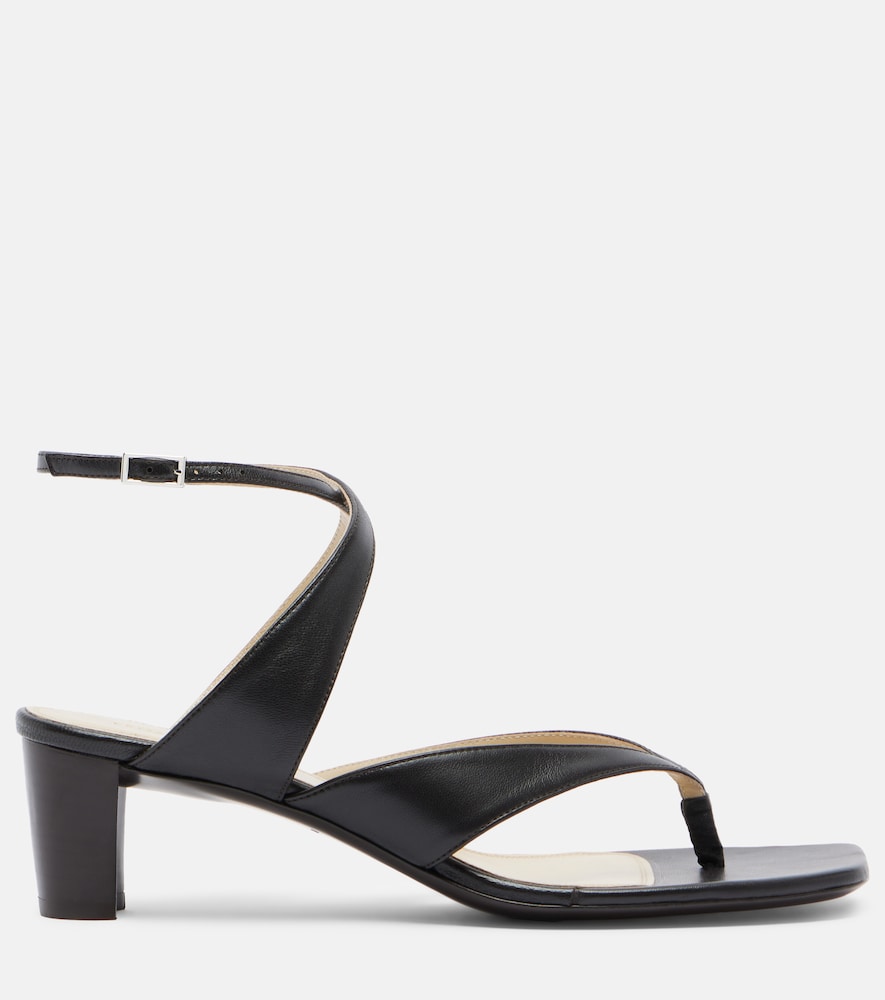 Lemaire Leather slingback thong sandals