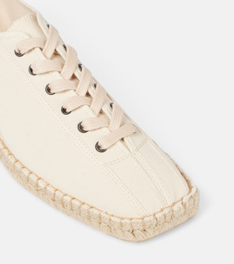 Lemaire Linoleum canvas lace-up espadrilles