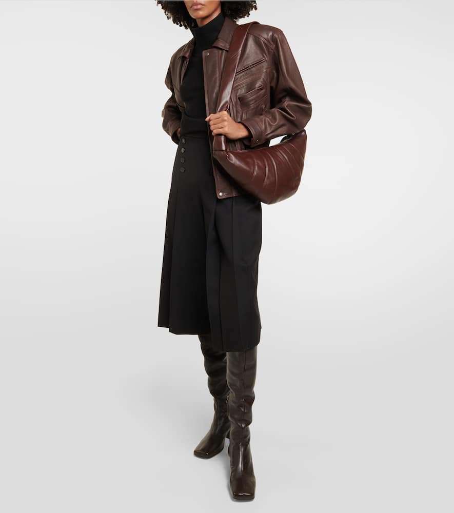 Lemaire Over-the-knee leather boots
