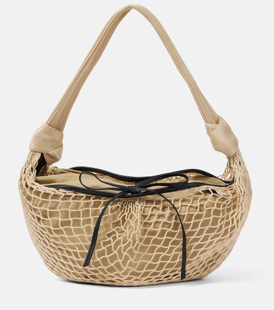Lemaire x Filt Croissant leather-trimmed bag - Lemaire x Filt Croissant 皮革饰边包