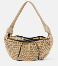 Lemaire x Filt Croissant leather-trimmed bag - Lemaire x Filt Croissant 皮革饰边包