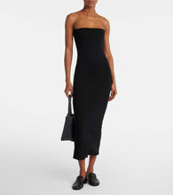 Leset Rio bandeau jersey midi dress