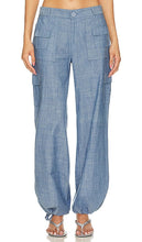 Leslie Amon Cargo Pants in Blue