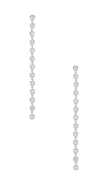 Lili Claspe Cici Duster Earrings in White