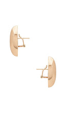 Lili Claspe Keiren Dome Earrings in Metallic Gold