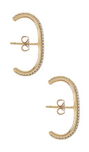Lili Claspe Scarlet Bar Studs in Metallic Gold