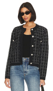 Line & Dot Alexis Sweater in Black - Line & Dot Pull Alexis en Noir - 黑色线条与圆点 Alexis 毛衣 - Line & Dot Alexis Pullover in Schwarz - Line & Dot 알렉시스 스웨터블랙 색상 - Maglione Line & Dot Alexis in nero