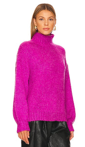 Line & Dot Bennett Sweater in Fuchsia