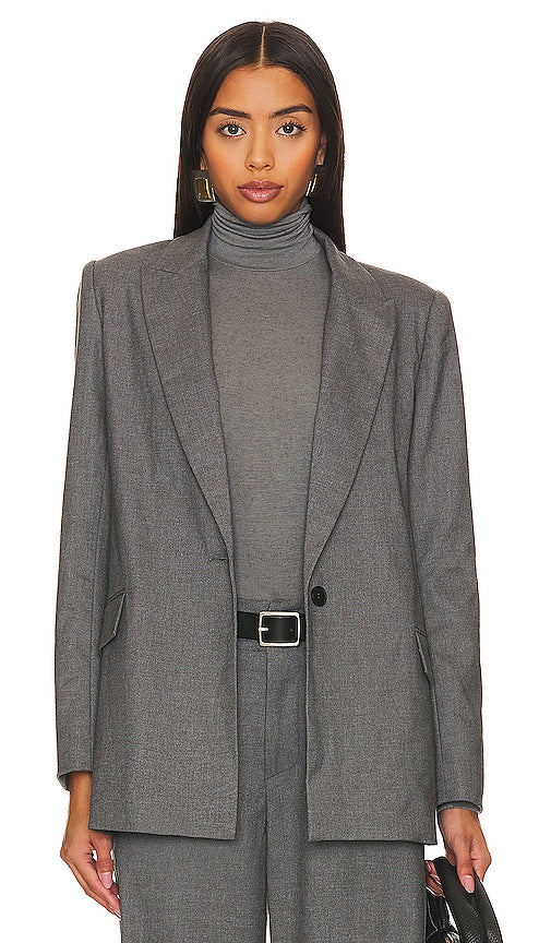 Line & Dot Bobbie Jacket in Grey - Line & Dot - Veste Bobbie grise - 灰色 Line & Dot Bobbie 夹克 - Line & Dot Bobbie Jacke in Grau - Line & Dot 바비 재킷 그레이 색상 - Giacca Line & Dot Bobbie in grigio
