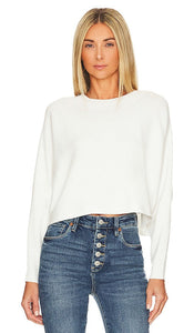 Line & Dot Brielle Sweater in Ivory - Pull Line & Dot Brielle en ivoire - 象牙色 Line & Dot Brielle 毛衣 - Line & Dot Brielle Pullover in Elfenbein - 라인 & 도트 브리엘 스웨터 - Maglione Brielle Line & Dot in avorio