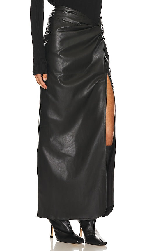 Line & Dot Carmela Skirt in Black