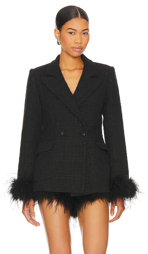 Line & Dot Marci Blazer in Black