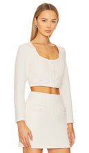 Line & Dot Melody Top in Ivory