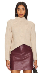 Line & Dot Myles Sweater in Beige - Line & Dot Pull Myles en Beige - 米色 Line & Dot Myles 毛衣 - Line & Dot Myles Pullover in Beige - Line & Dot 마일스 스웨터베이지색 - Maglione Line & Dot Myles in beige