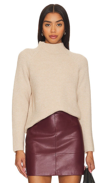 Line & Dot Myles Sweater in Beige - Line & Dot Pull Myles en Beige - 米色 Line & Dot Myles 毛衣 - Line & Dot Myles Pullover in Beige - Line & Dot 마일스 스웨터베이지색 - Maglione Line & Dot Myles in beige