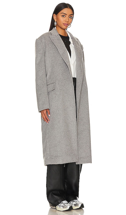 Line & Dot Sadie Coat in Light Grey