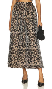 Line & Dot Sierra Skirt in Brown - Jupe Sierra Line & Dot en marron - 棕色 Line & Dot Sierra 半身裙 - Line & Dot Sierra Rock in Braun - Line & Dot 시에라 스커트 브라운 색상 - Gonna Line & Dot Sierra in marrone
