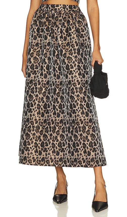 Line & Dot Sierra Skirt in Brown - Jupe Sierra Line & Dot en marron - 棕色 Line & Dot Sierra 半身裙 - Line & Dot Sierra Rock in Braun - Line & Dot 시에라 스커트 브라운 색상 - Gonna Line & Dot Sierra in marrone