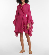 Lisa Marie Fernandez Anita linen-blend minidress