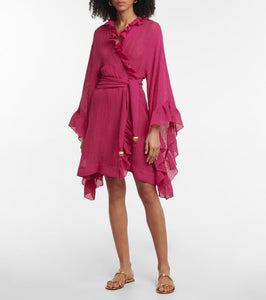 Lisa Marie Fernandez Anita linen-blend minidress