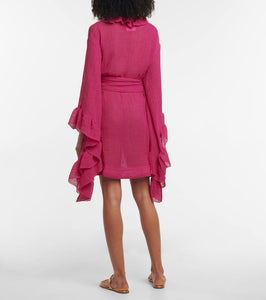 Lisa Marie Fernandez Anita linen-blend minidress