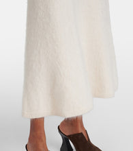Lisa Yang Asta brushed cashmere midi skirt