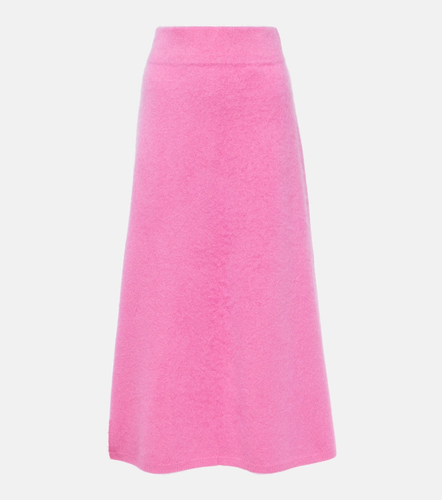 Lisa Yang Asta high-rise cashmere midi skirt - Lisa Yang Asta 高腰羊绒中长半身裙