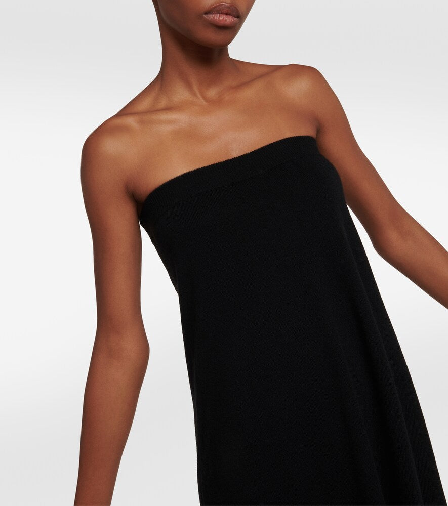 Lisa Yang Dolly strapless cashmere midi dress