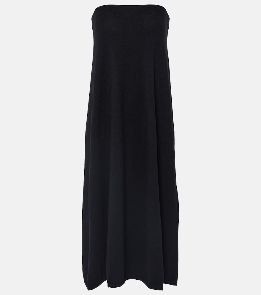 Lisa Yang Dolly strapless cashmere midi dress. Lisa Yang Dolly 无肩带羊绒中长连衣裙