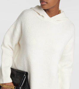 Lisa Yang Louise hooded cashmere minidress