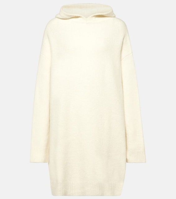 Lisa Yang Louise hooded cashmere minidress