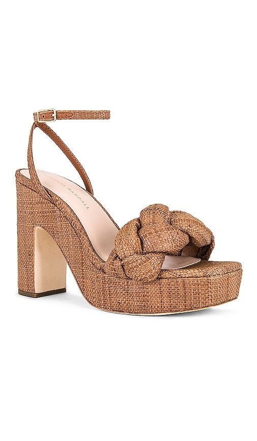 Loeffler Randall Fae Platform Sandal in Brown