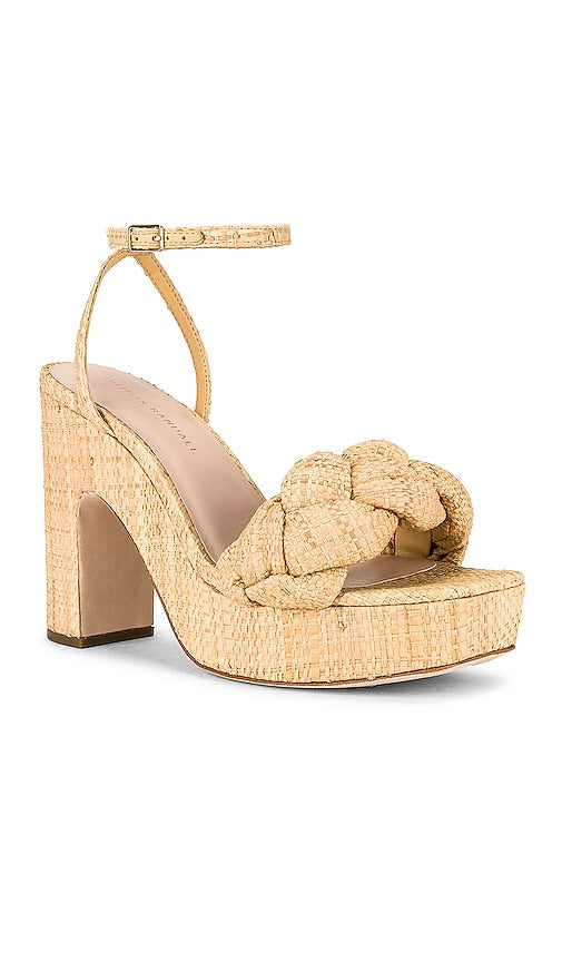 Loeffler Randall Fae Platform Sandal in Neutral