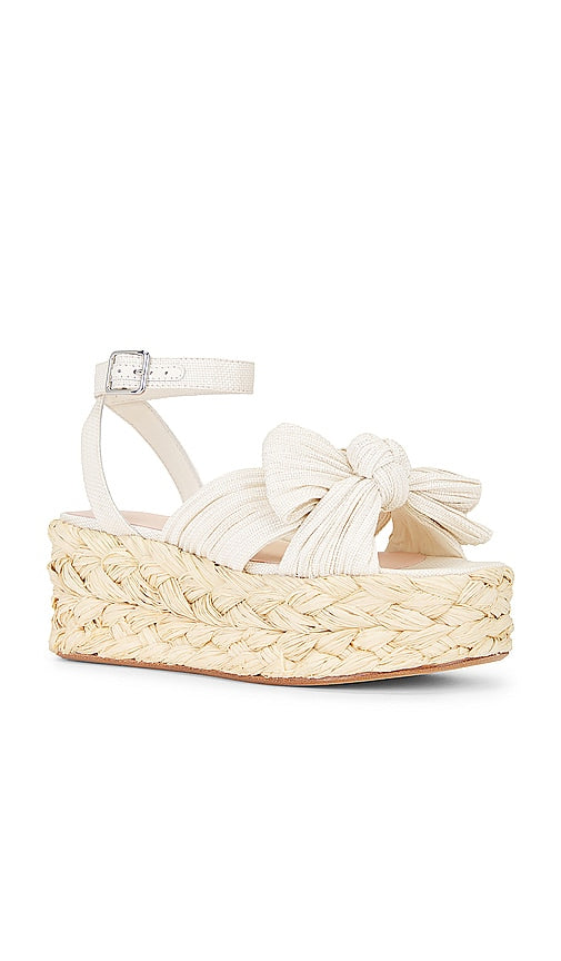 Loeffler Randall Gaby Espadrille in Ivory
